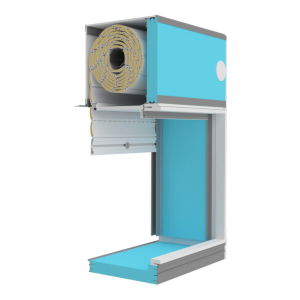 MTU1040Z – Monoblocco thermoclima under 1 “Filo muro” c/spalla sp10uz40 con contenitore per zanzariera