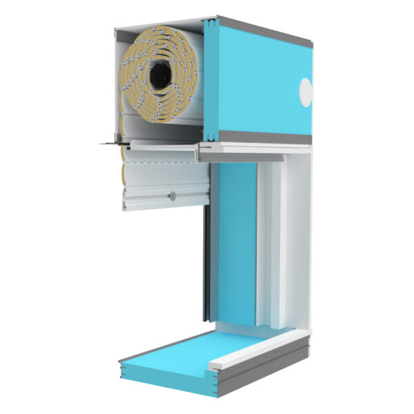 MTU1040Z - Monoblocco thermoclima under 1 “Filo muro” c/spalla sp10uz40 con contenitore per zanzariera